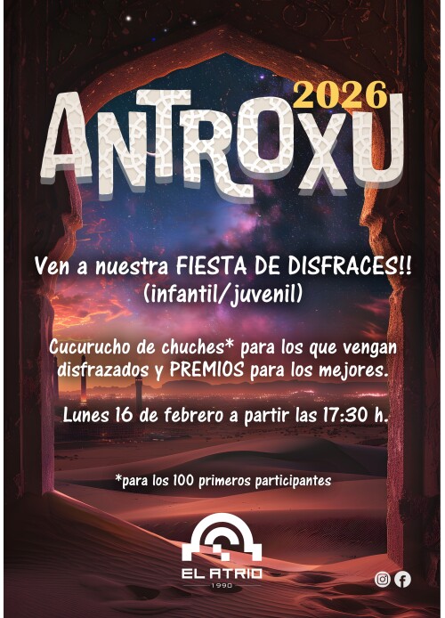 Cartel ANTROXU 2026
